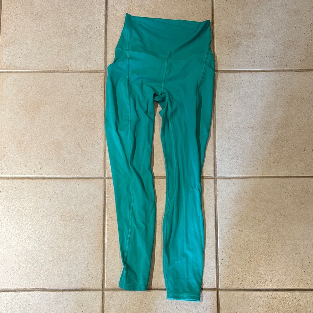 Lululemon Align Green High-Waisted Leggings size 4